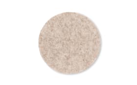 Glas-Untersetzer Alia in beige 4 teilig, 10 cm