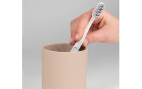Zahnputzbecher Sana, beige, 8 cm