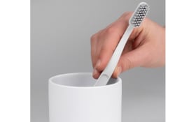 Zahnputzbecher Sana, weiß, 8 cm