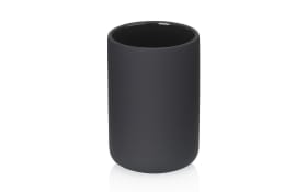 Zahnputzbecher Sana, schwarz, 8 cm