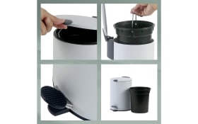 Kosmetikeimer Mats, weiß, 3 Liter