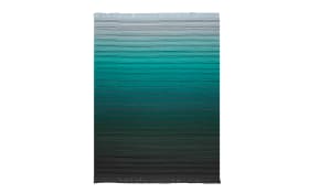 Plaid/Decke Basic Soft, Ombre petrol, 150 x 200 cm