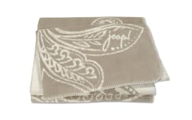 Wohndecke Paisley, taupe, 150 x 200 cm