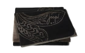 Wohndecke Paisley, schwarz, 150 x 200 cm