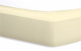Spannbetttuch Basic, ecru, 140 x 200 x 25 cm