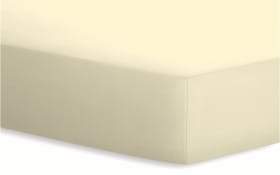 Spannbetttuch Basic, ecru, 140 x 200 x 25 cm