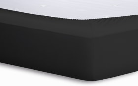 Spannbetttuch Basic, schwarz, 140 x 200 x 25 cm