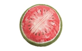 Rundkissen Fruity, rot/grün, 36 cm