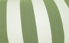 Sitzhocker Roll Santorin, grün/weiß, 65 x 35 x 55 cm