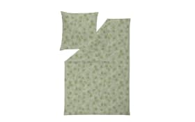 Mako-Interlock-Jersey Bettwäsche-Set, lind, 135 x 200 cm