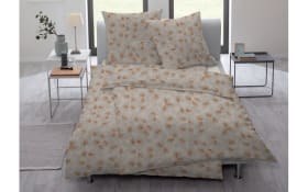 Mako-Interlock-Jersey Bettwäsche-Set, kupfer, 135 x 200 cm