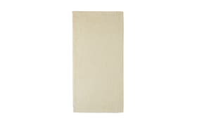 Handtuch Lifestyle Uni aus Baumwolle, beige, 50 x 100 cm