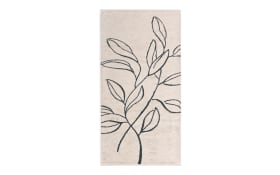 Handtuch Atelier Floral, beige, 50 x 100 cm