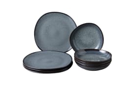 Dinner-Set Lave gris, grau, 8-teilig