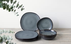 Dinner-Set Lave gris, grau, 8-teilig