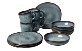 Frühstücksset Lave gris, grau, 12-teilig