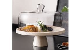Servierschale Manufacture Travertine, beige, 28 cm