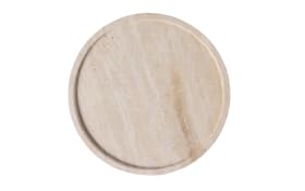 Servierteller Manufacture Travertine, beige, 24,5 cm