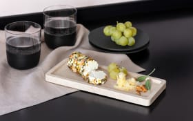 Servierplatte Manufacture Travertine, beige, 25,5 x 10,5 cm