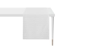 Tischläufer Match, hellgrau, 46 x 140 cm