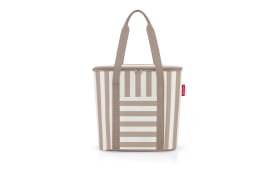 thermoshopper, braun/weiß, 38 x 35 cm 
