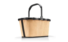 Carrybag, frame raffia black, 22 Liter