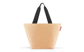 Shopper M, raffia black, 51 x 30,5 cm