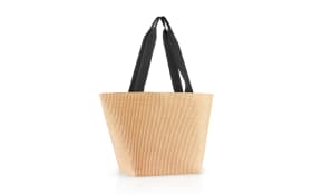 Shopper M, raffia black, 51 x 30,5 cm
