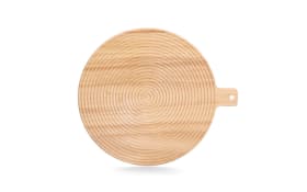 Schneidebrett Gummibaum, natur, 30 cm
