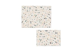Glasschneideplatte Terrazzo, bunt, 30 x 20 cm