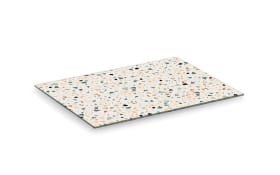 Glasschneideplatte Terrazzo, bunt, 40 x 30 cm