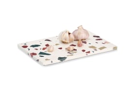 Servier-/Schneideplatte Terrazzo, bunt, 30 x 20 cm