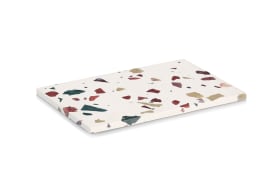 Servier-/Schneideplatte Terrazzo, bunt, 30 x 20 cm