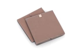 Aufbewahrungsbox Vlies, mocca, 32 x 32 cm