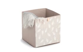 Aufbewahrungsbox Vlies, beige, 32 x 32 cm