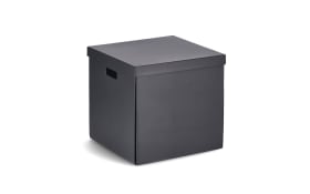 Aufbewahrungsbox, schwarz, 32 x 32 cm