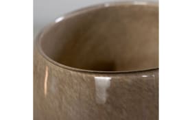 Glasvase, braun, 15 cm 