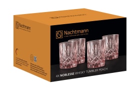 Whiskey-Tumbler Noblesse Colors, peach, 4er-Set