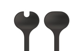Salatbesteck Silueta, black, 2-teilig