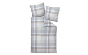 Mako-Satin Bettwäsche moments, sandgrau, 135 x 200 cm