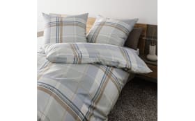 Mako-Satin Bettwäsche moments, sandgrau, 135 x 200 cm