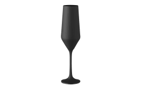 Sektkelch Jane aus Glas, schwarz matt, 220 ml