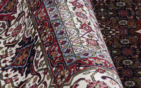 Teppich Seidenwind Bidjar, rot/blau, 200 x 290 cm