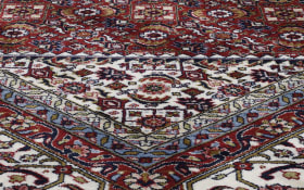 Teppich Seidenwind Bidjar, rot/blau, 200 x 290 cm