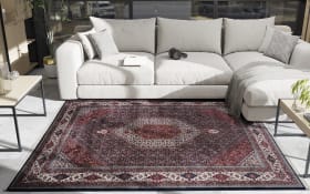 Teppich Seidenwind Bidjar, rot/blau, 200 x 290 cm