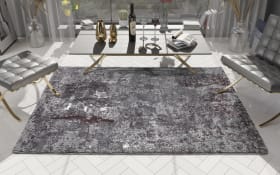 Teppich Starlight Echo, aubergine/beige, 200 x 290 cm