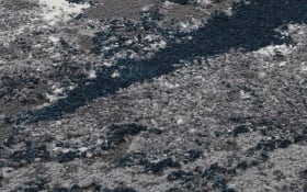 Teppich Starlight Echo, grau/petrol, 160 x 230 cm