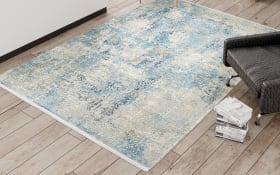 Teppich Glorious Cove, grau/blau, 160 x 230 cm