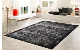 Teppich Glorious Vita,  schwarz/grau, 160 x 230 cm