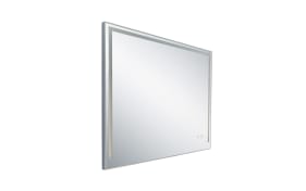 LED-Spiegel, Erika, Aluminium, 80 x 72 cm, inkl. Heizfunktion 